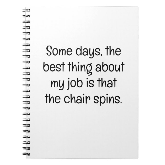 Carnet Some Days, the Best Thing at Work (Devant)