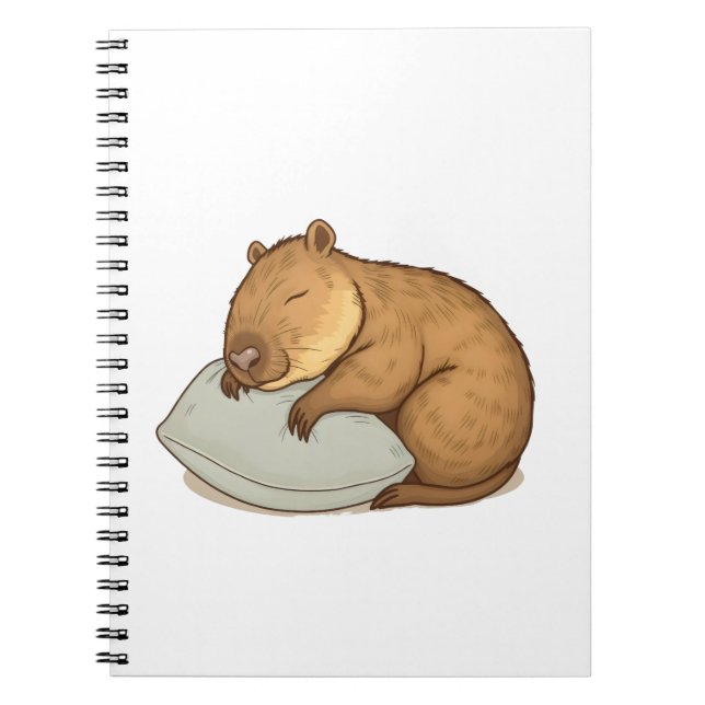 Carnet sommeil Capybara Sleepybara (Devant)