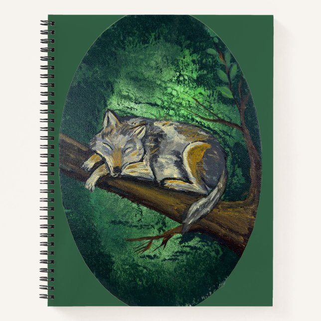 Carnet Sommeil profond - œuvre d'art faite main  (Devant)