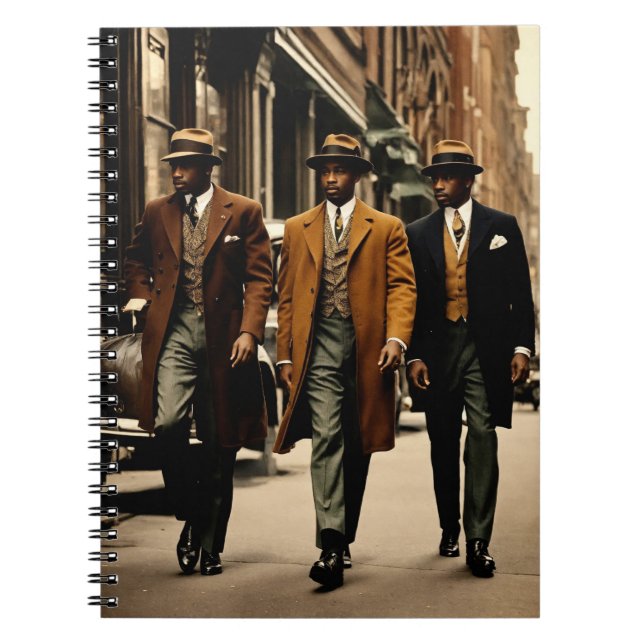 Carnet Sophisticated Harlem Renaissance Gentlemen (Devant)