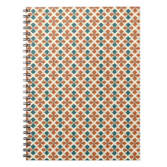Carnet Sophisticated Mid-Century Modern Atomic Starburst (Devant)