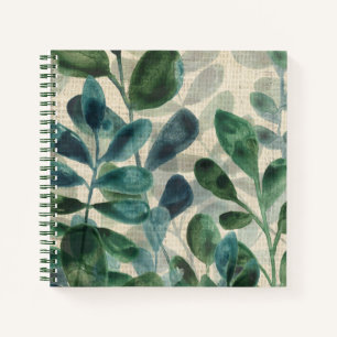 Carnet Sophistication verdoyante - Feuilles tropicaux