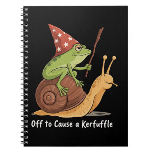 Carnet Sorcier Grenouille Fantaisiste Part pour Causer un
