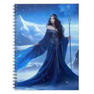 Carnet Sorcière de glace du flocon de neige de la toundra