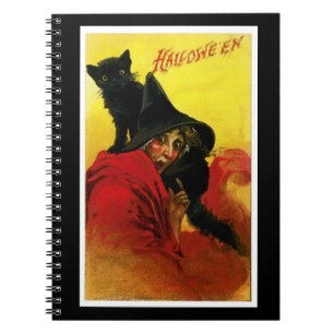 Carnet Sorcière de Halloween ancienne