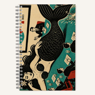 Carnet Sorcière de la mer du milieu du siècle lors d'une