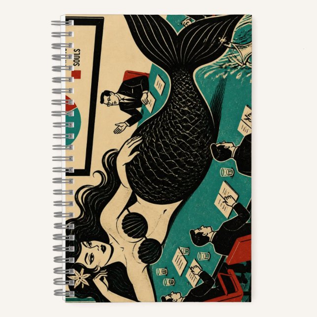 Carnet Sorcière de la mer du milieu du siècle lors d'une  (Recto)