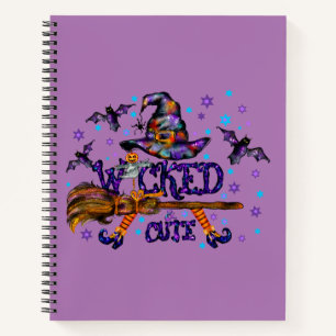 Carnet Sorcière de l'Halloween mignonne