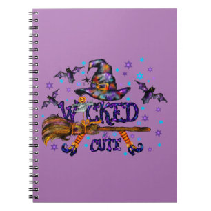 Carnet Sorcière de l'Halloween mignonne