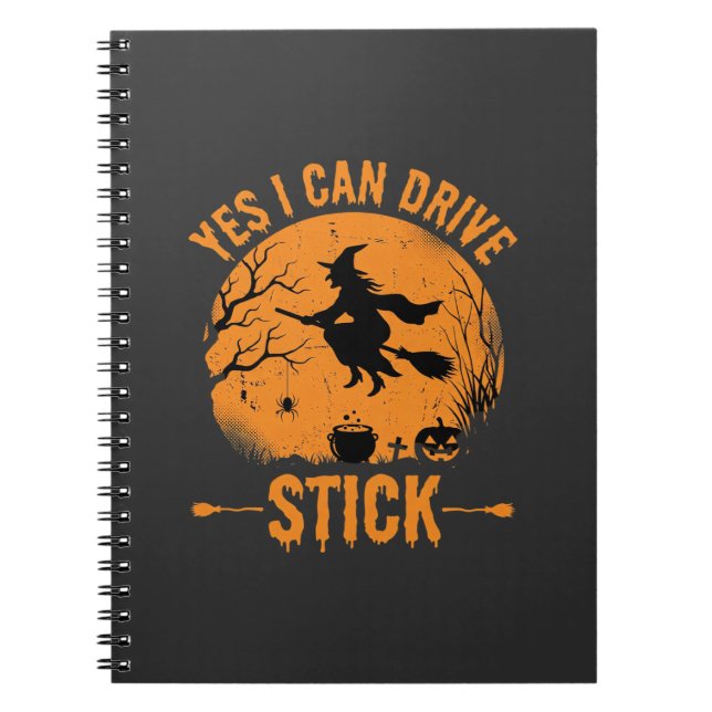 Carnet Sorcière d'Halloween Drive Stick Graphique_1 (Devant)