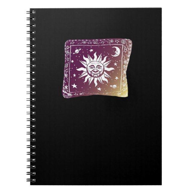 Carnet Sorcière gothique Whimsigothique de la lune de cou (Devant)