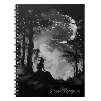 Carnet Sorcière Haunted Night Halloween