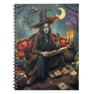 Carnet Sorcière magique noire