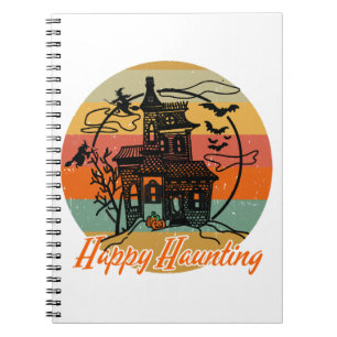 Carnet Sorcières de Bonne Chasse Vintage Retro Halloween