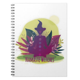 Carnet Sorcières Halloween Yoga Namaste