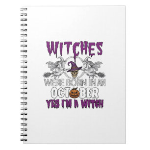 Carnet Sorcières Octobre Halloween Crâne Chapeau de Sorci