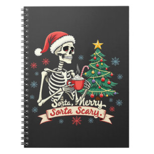 Carnet Sorta Merry Sorta Effrayant Squelette Éffrayant Sq