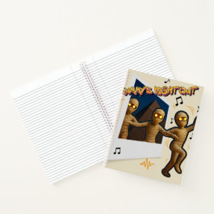 Carnet Sortie nocturne de la momie, dessin animé amusant