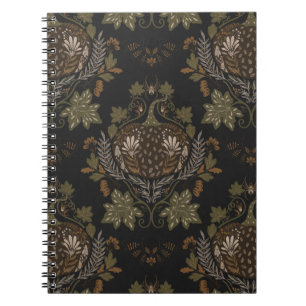 Carnet Sortir Vine Folkloric Halloween Citrouille Motif