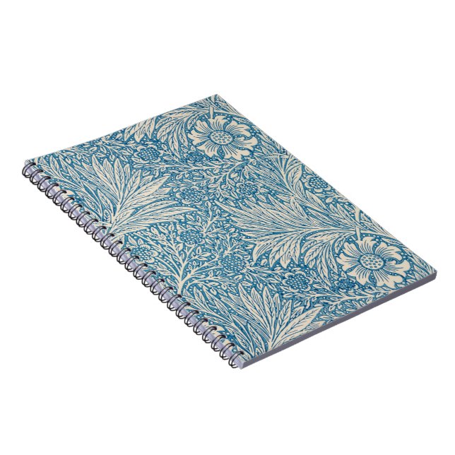 Carnet Soucis bleus (par William Morris) (Côté Droit)