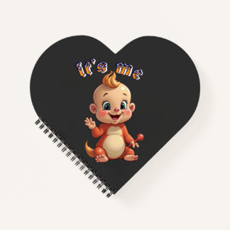 Carnet souriez à la joie de bébé mignonne, et au bonheur.