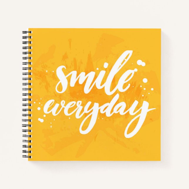 Carnet Souriez tous les jours (Devant)