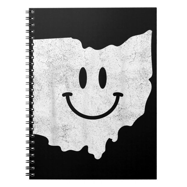 Carnet Sourire en OH - Drôle Ohio Happy Face (Devant)