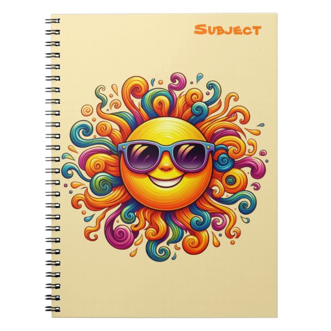 Carnet Sourires ensoleillés (Devant)