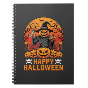 Carnet Souris de citrouille effrayante Joyeux Halloween V