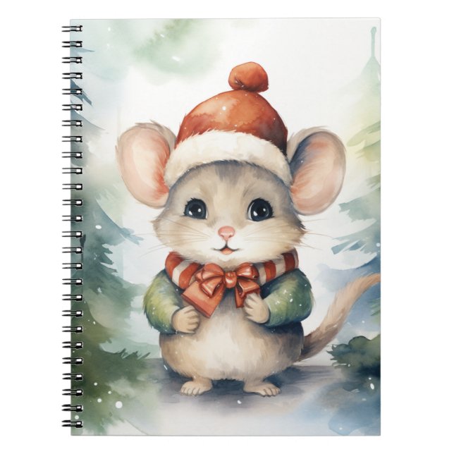 Carnet Souris de Noël (Devant)