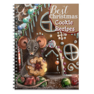 Carnet Souris d'épices Souris de Noël Cookie Recette Carn