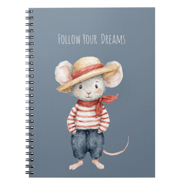 Carnet Souris Suivez Vos Rêves (Devant)