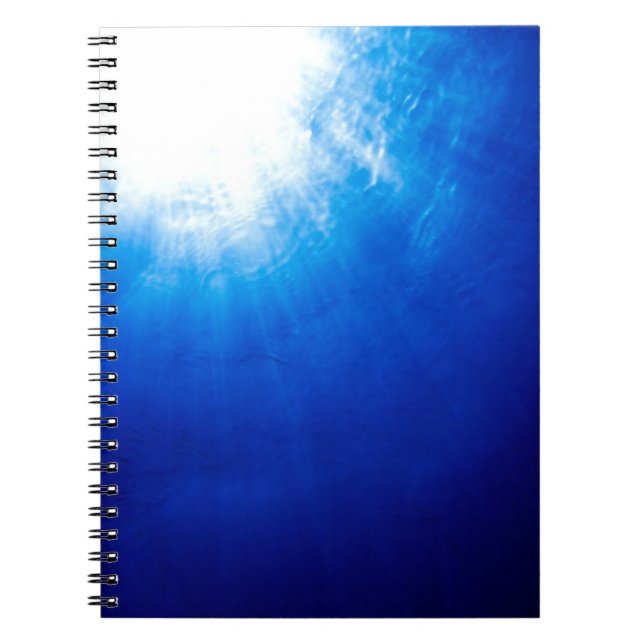 Carnet Sous la plongée profonde bleue (Devant)