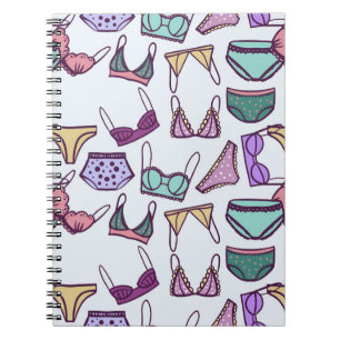 Carnet Sous-vêtements motifs sans soudure vintages : sou