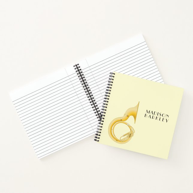 Carnet Sousaphone Marching Band Musique Enseignant Musici (Intérieur)