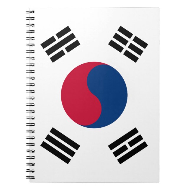 Carnet South Korea flag (Devant)