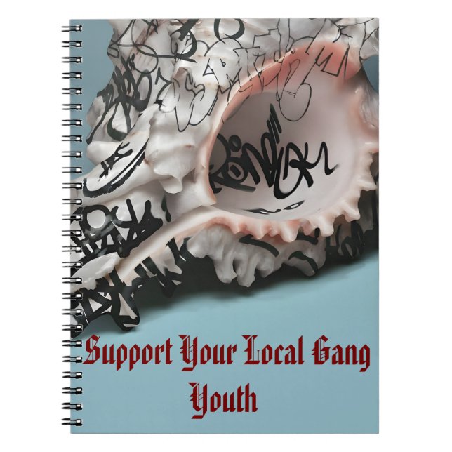 Carnet Soutien à votre jeunesse locale de gangs - Graffit (Devant)