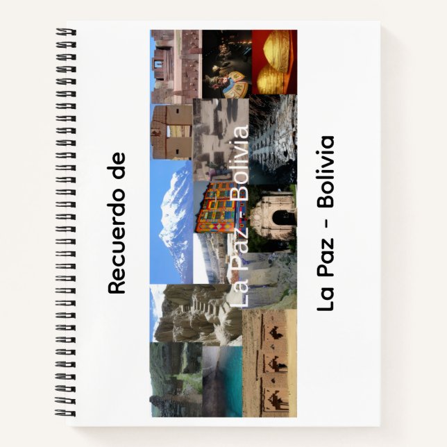 Carnet Souvenir de La Paz Bolivie (Devant)