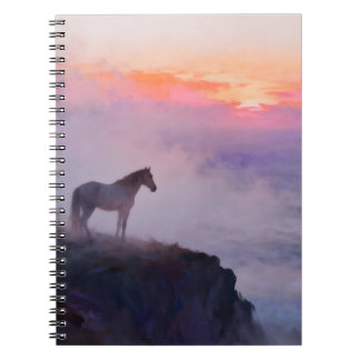 Carnet Souvenirs du sommet brumeux de la montagne