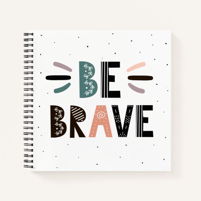 Carnet Soyez courageux (Devant)
