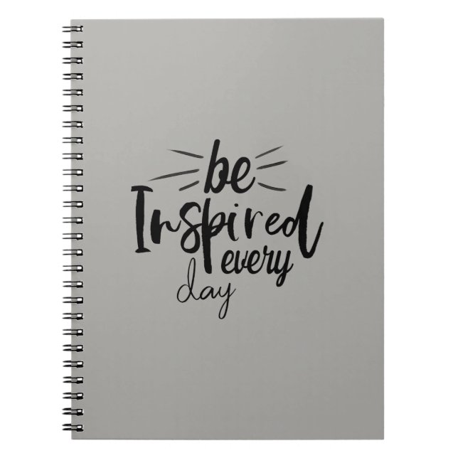 Carnet Soyez inspiré chaque jour Citation (Devant)