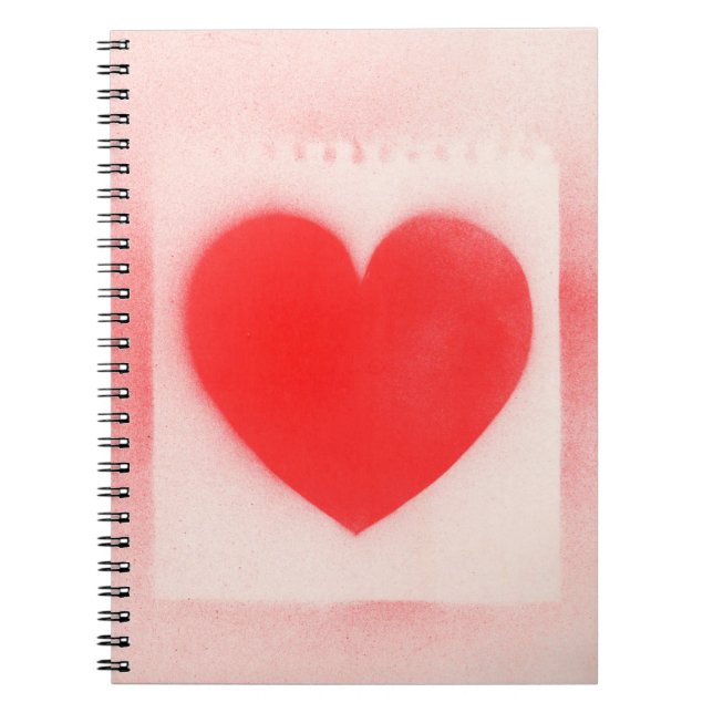 Carnet Soyez mon coeur rouge Valentine (Devant)