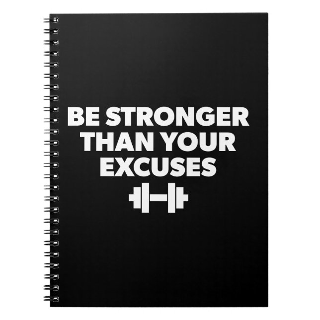 Carnet Soyez Plus Forte Que Vos Excuses - Motivation De L (Devant)