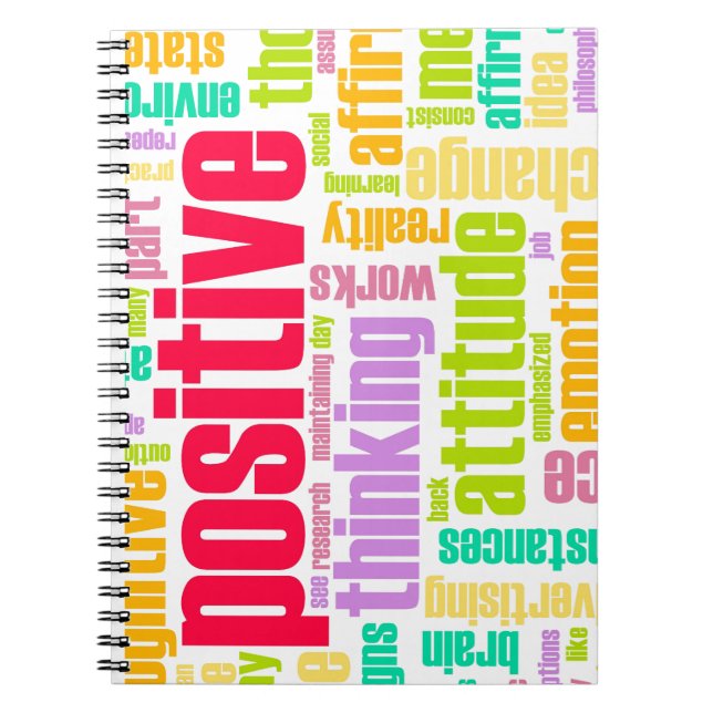 Carnet Soyez positif ! Restez positif ! (Devant)