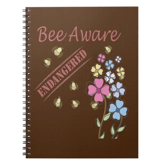 Carnet Soyez Prudents - Sauvez les Abeilles (Devant)