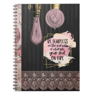 Carnet Soyez sans peur dans la poursuite de vos passions