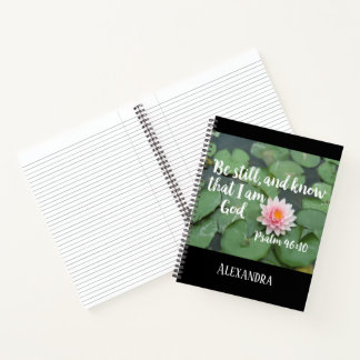 Carnet Soyez toujours et sachez que je suis Dieu Bible ch