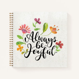 Carnet Soyez toujours joyeux - 1 Thessaloniciens 5:16-18