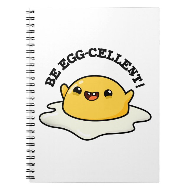 Carnet Soyez un œuf drôle excellent (Devant)