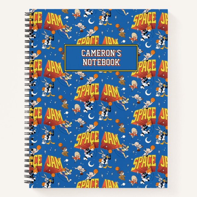 Carnet SPACE JAM™ TUNE SQUAD™ Outter Space Pattern (Devant)